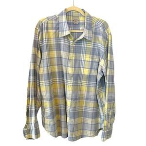🌟 J.Crew Madras Plaid Perfection – Size XL – Classic Cool Vibes 🌟